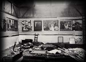 Munch's Studio in Ekley (1925)